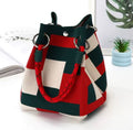 Bolso tipo cubo mini de punto